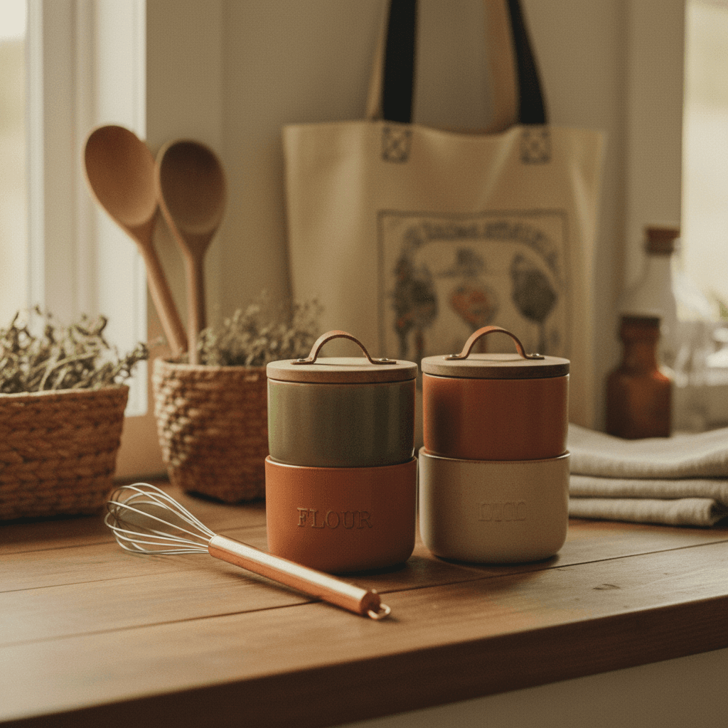 Practical home and kitchen products in daily use